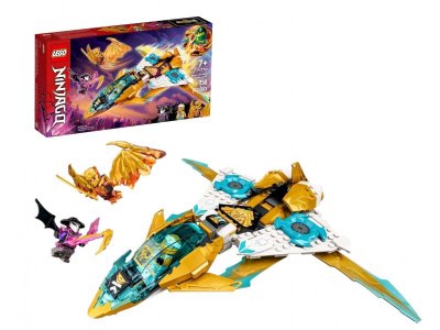 Конструктор LEGO Ninjago Реактивный самолёт Зейна Золотой дракон 71770 1-00385483_1