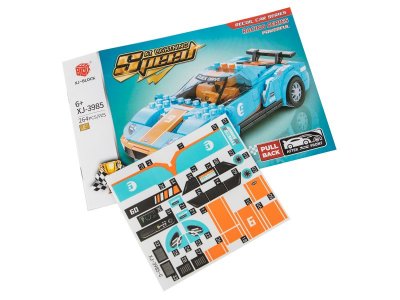 Игрушка Ocie Конструктор-машина голубая 1-00437251_5
