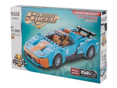 Игрушка Ocie Конструктор-машина голубая 1-00437251_7