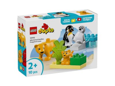 Конструктор LEGO Duplo Семейства диких животных: пингвины и львы 10442 1-00450284_2