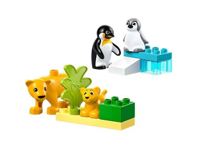 Конструктор LEGO Duplo Семейства диких животных: пингвины и львы 10442 1-00450284_10