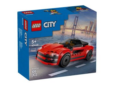 Конструктор LEGO City Красная спортивная машина 60448 1-00450295_3