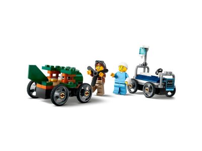 Конструктор LEGO City Самолет против медицинской кровати 60459 1-00450296_5