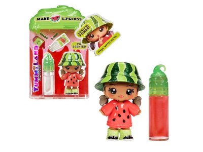 Набор игровой Yummiland Кукла Майя Ватермелон, 10см с набором для изготовления блеска для губ 1-00450771_1