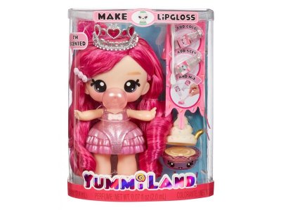 Набор игровой Yummiland Кукла большая Бьянка Баблгам, 26см с набором для изготовления блеска для губ 1-00450772_2