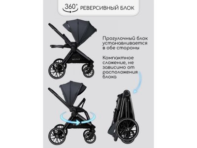 Коляска Amarobaby детская 2 в 1 Motus 1-00450665_6