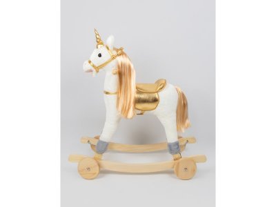 Единорог Amarobaby Каталка-качалка с колесами, Unicorn 76х38х75 см 1-00450677_16