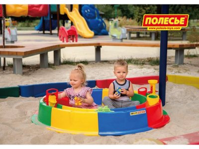 Песочница Полесье Кольцо с набором, 1360 мм 1-00450890_3