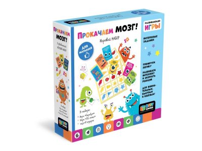 Набор игровой Baby Games Прокачаем мозг: IQ лото, Барабум 1-00451438_1
