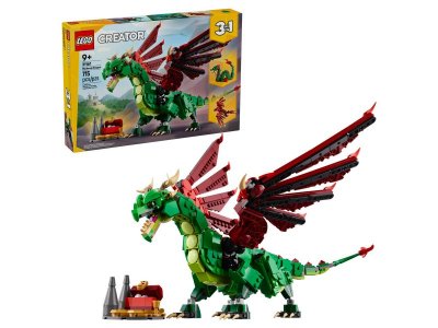 Конструктор LEGO Creator 3-in-1 Средневековый дракон 31161 1-00452549_1