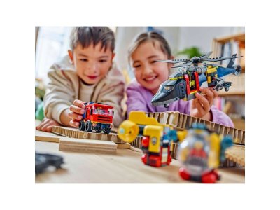 Конструктор LEGO City Вертолёт, пожарная машина и подводная лодка 60462 1-00452554_6