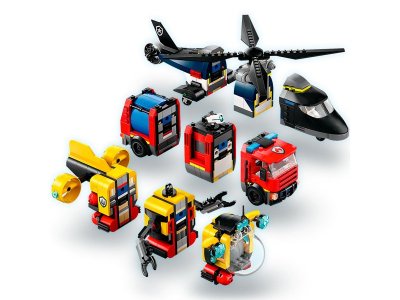 Конструктор LEGO City Вертолёт, пожарная машина и подводная лодка 60462 1-00452554_7