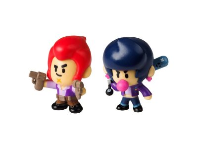 Коллекционные фигурки Brawl Stars 2 шт. в коробке с окном, Кольт и Биби 1-00449482_1
