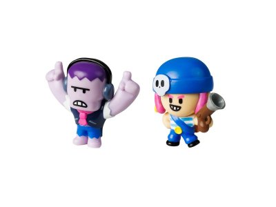 Коллекционные фигурки Brawl Stars 2 шт. в коробке с окном, Фрэнк и Пэнни 1-00449486_1