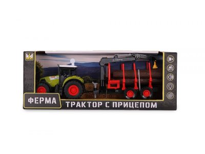 Игрушка Kid Rocks Трактор-лесовоз инерционный, свет/звук 1-00453231_5