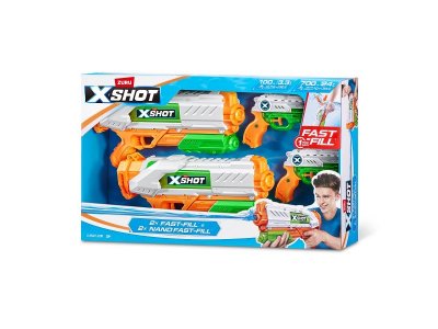 Игровой набор Zuru Водный бластер X-Shot Water Фаст Филл - 2шт 1-00453360_9