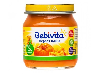 Пюре Bebivita Первая тыква 100 г 1-00431316_2