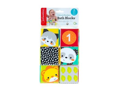 Игрушка для ванны Infantino Мягкие кубики Цвета и числа 1-00453824_2