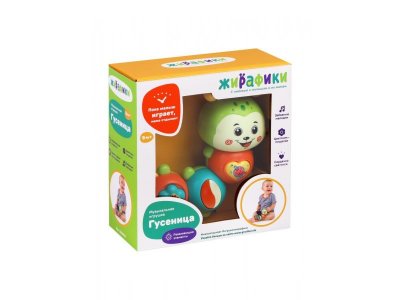 Музыкальная игрушка Жирафики Гусеница 1-00454927_2