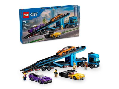 Конструктор LEGO City Грузовик-автовоз со спортивными автомобилями 60408 1-00455161_1