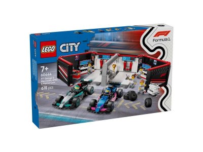 Конструктор LEGO City Гараж F1 и машины Mercedes-AMG и Alpine 60444 1-00455162_4