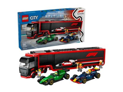Конструктор LEGO City Автовоз F1 с машинами RB20 и AMR24 60445 1-00455163_1