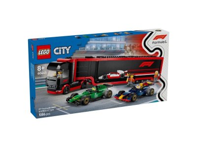 Конструктор LEGO City Автовоз F1 с машинами RB20 и AMR24 60445 1-00455163_4