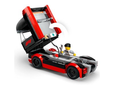 Конструктор LEGO City Автовоз F1 с машинами RB20 и AMR24 60445 1-00455163_11