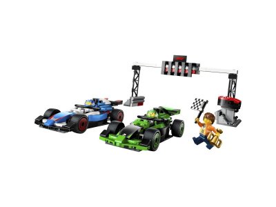 Конструктор LEGO City Финиш Формулы-1 с гоночными автомобилями VCARB и Sauber 60474 1-00455165_5