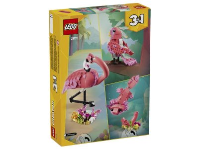 Конструктор LEGO Creator 3-in-1 Дикие животные: Розовый фламинго 31170 1-00455167_5