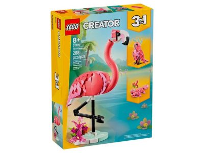Конструктор LEGO Creator 3-in-1 Дикие животные: Розовый фламинго 31170 1-00455167_6