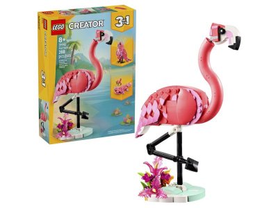 Конструктор LEGO Creator 3-in-1 Дикие животные: Розовый фламинго 31170 1-00455167_1