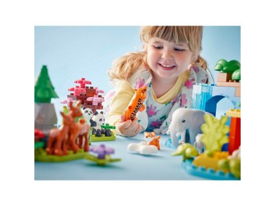 Конструктор LEGO Duplo Семейства диких животных 3-в-1 10446 1-00455172_5