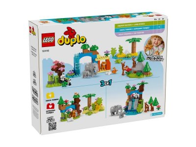 Конструктор LEGO Duplo Семейства диких животных 3-в-1 10446 1-00455172_9