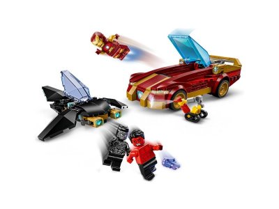Конструктор LEGO Marvel Машина Железного Человека и Черная пантера против Красного Халка 76310 1-00455178_9