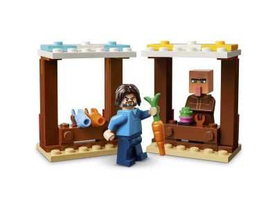 Конструктор  LEGO Minecraft Нападение на деревню на Призрачном воздушном шаре 21273 1-00455181_11
