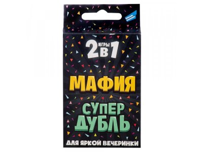 Игра настольная Dream Makers Board Games 2в1. Мафия. СуперДубль 1-00455543_1