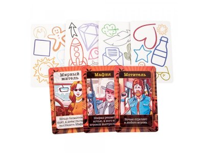 Игра настольная Dream Makers Board Games 2в1. Мафия. СуперДубль 1-00455543_4
