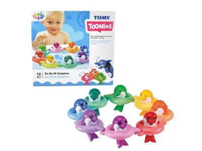 Игрушка для ванной Tomy, Поющие дельфины, от 12 мес 1-00006317_1