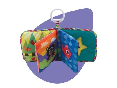 Игрушка с подвесом развивающая Lamaze Мягкая книжка первых открытий 1-00455562_5