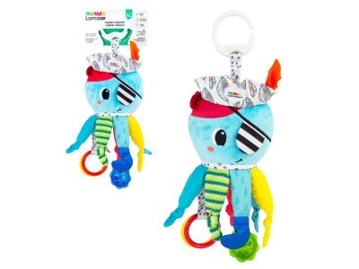 Игрушка с подвесом развивающая Lamaze Капитан кальмар 1-00455564_4