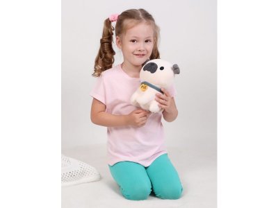 Мягкая игрушка Fluffy Family Мопс 20 см 1-00455581_2