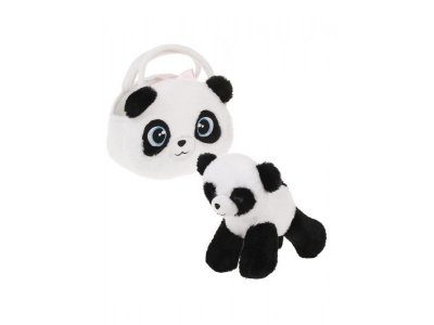 Мягкая игрушка Fluffy Family Панда в сумке, 19 см 1-00455599_1