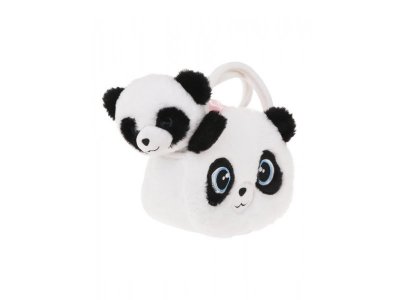 Мягкая игрушка Fluffy Family Панда в сумке, 19 см 1-00455599_6