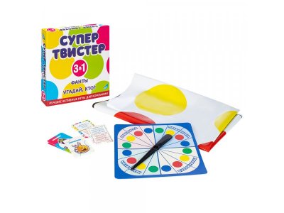 Игра Dream Makers Супертвистер 3в1. Твистер. Фанты. Угадай, кто? 1-00455201_1