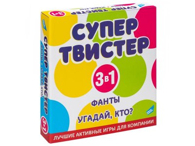 Игра Dream Makers Супертвистер 3в1. Твистер. Фанты. Угадай, кто? 1-00455201_10