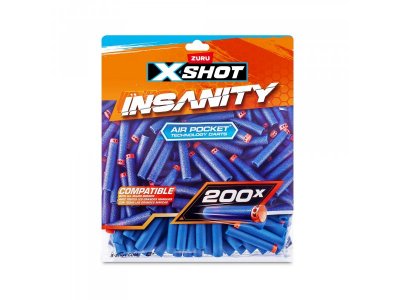 Набор стрел Zuru X-Shot для бластеров Insanity 200 шт 1-00455726_3
