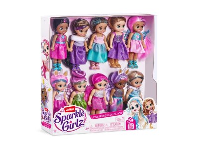 Куклы Zuru Sparkle Girlz Маленькие принцессы 10 шт 1-00455732_3