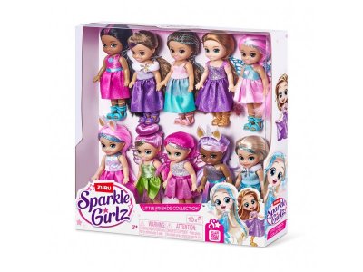 Куклы Zuru Sparkle Girlz Маленькие принцессы 10 шт 1-00455732_4