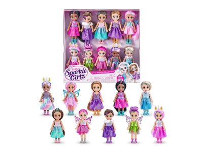 Куклы Zuru Sparkle Girlz Маленькие принцессы 10 шт 1-00455732_1